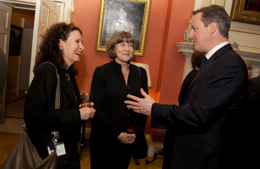 Kay with Anne Marie and Prime Minister David Cameron