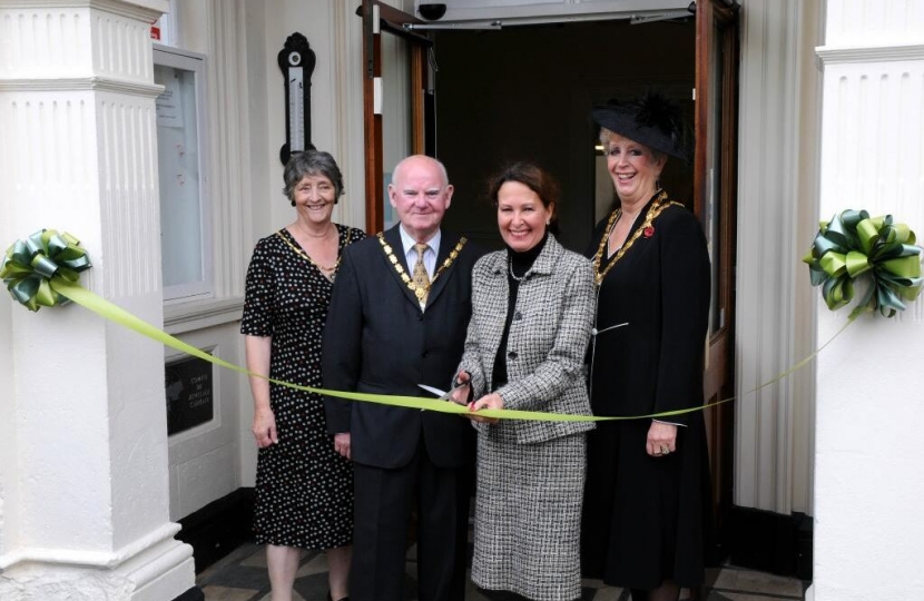 Dawlish Manor House Refurbishment Re-opening Anne Marie Morris MP